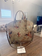 Brahmin Large Duxbury Satchel Handbag Melbourne Leather Confetti RARE  picture