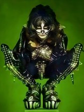 11x14 Kiss Peter Criss Poster Explosive Green Photography  picture