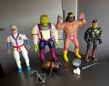 Vintage 1980s action figure lot Coleco Rambo WWF Sectaurs Bravestarr LJN Mattel picture