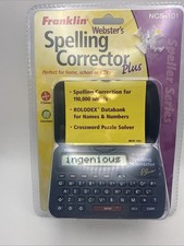 Vintage Franklin Webster Spelling Corrector Plus NEW Sealed 1999 J1 picture