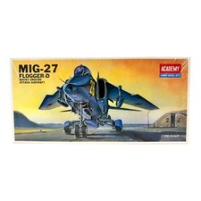 Academy MIG-27 Flogger-D #1654 Ground Attack Aircraft Scale 1:72 - New & Sealed picture