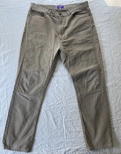 Best Made Co Field Pants 36x32 Double Knee Cotton Canvas Light Brown Workwear picture