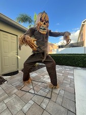 Spirit Halloween 2022 Possessed Pumpkin 7 ft Animatronic Halloween Prop picture
