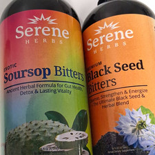 Serene Herbs Soursop + Black Seed Bitters Liquid Digestive/Detox 16 fl oz picture