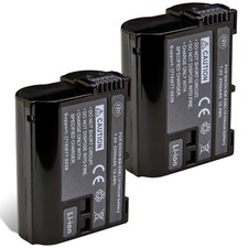 BM Premium 2 Pack of EN-EL15A, EN-EL15B Battery for Nikon Z6, Z7, D500 Cameras picture
