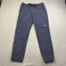 Stio Pinedale Pants Mens Blue Softshell Integrated Belt Hiking Outdoor Medium picture