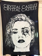 Official Crystal Castles “Madonna” Wall Flag Tapestry 41 x 28  Vintage Retro  picture