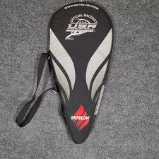 Ektelon USA Racquetball Racquet Cover Padded Bag Black Silver Red O3 Technology picture