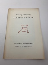 ALBRECHT DURER Catalog Pierpont Morgen Library 1955 Drawings And Prints picture