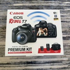 Canon EOS Rebel T7 24.1MP Digital Camera - Black (Kit with 18-55mm and 75-300mm picture