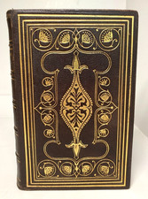 1869 LONGFELLOW Poetical Works Illustrated Full Leather Gilt Victorian Binding picture