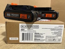BLACK+DECKER LBXR20-2 PACK- 1.5Ah Lithium 20v Ion Battery- black picture