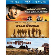 The Searchers / The Wild Bunch / How the West Was Won Blu-ray NEW picture