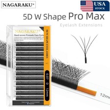 NAGARAKU 5D W Shape Big Bundle Eyelash Extension Mega Volume Premade Fans Lash picture
