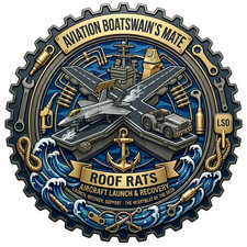 Aviation Boatswain's Mate Rate Roof Rats USN NAVAIR Military Veteran 4