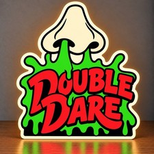 Double Dare Slime LightBox Display – Retro Nickelodeon Game Show Decor picture