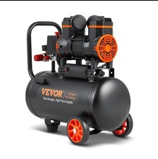 VEVOR Air Compressor 4.8 Gallon 900W 2.2 CFM@ 90PSI 70 dB Ultra Quiet Oil Free picture
