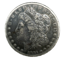1884-S Morgan Dollar F/VF  90% Silver Coin Collectible # 1268 picture