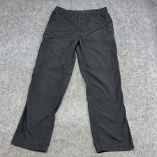 Craghoppers Pants Mens 32x30 Black Cargo Travel Hiking Outdoor Kiwi Classic picture