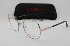 NEW ETNIA BARCELONA ALEXANDRITE PGGR GREEN BLACK GOLD AUTHENTIC EYEGLASSES 53-20 picture