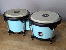 Meinl Headliner Series HB50 ABS Bongos in Sea Foam Finish Great Condition picture
