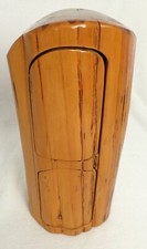 VTG Richard Rothbard Hand Carved Puzzle Trinket Box Jewelry Unique 12