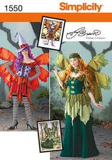 Simplicity Sewing Pattern 1550 Misses Size 6-14 Amy Brown Fantasy Fairy Costume picture