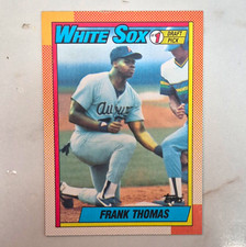 Topps 1990 Frank Thomas #414 Chicago White Sox #1 Draft Pick Card Lot SET OF TWO picture