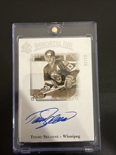 2021-22 Sp Authentic Hockey Teemu Selanne Immortal Ink #3/10 picture