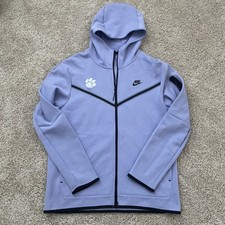 Size Large-Clemson Tigers Football Nike Tech Hoodie Team Issued Light Purple picture