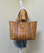 MCM Cognac Monogram Tote Bag AUTHENTIC picture