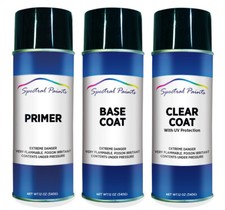 For Dodge PXR Brilliant Black Pearl Spray Paint Primer & Clear Compatible picture