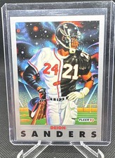 1993 Fleer - Deion Sanders Atlanta Falcons (HOF) #263 picture