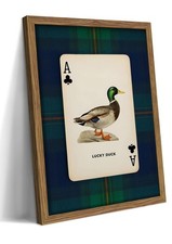 Vintage Mallard Duck Wall Art - Rustic Farmhouse Hunting Decor, 12x16 Canvas Pri picture
