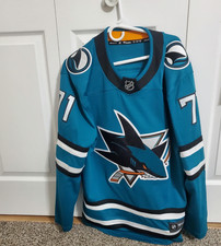 Macklin Celebrini San Jose Sharks Fanatics Home Breakaway Jersey Teal Men's M picture