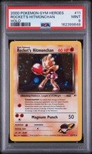PSA 9 2000 Pokemon Gym Heroes Rocket's Hitmonchan 11/132 Holo (EN) picture