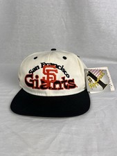 Vintage 90s San Francisco Giants #1 Apparel Snapback Hat NWT MLB Unique picture