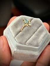 Engagement ring Alexis Russell size 5.25 Natural Sapphire picture