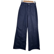 Rolla's Studio Flare Jeans sz 25 Blue High Rise Wide Leg retro boho picture