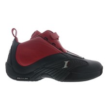 Reebok Answer IV Mens Red Leather Zipper Athletic Basketball Shoes 14 picture