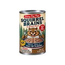 Squirrel Brains Joke Can Funny Gag Gift Prank Novelty Redneck Hillbilly Humor picture