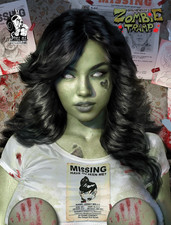 Shikarii MegaCon Up-Close Sheer Zombie Variant Cover (G) LTD 100 picture