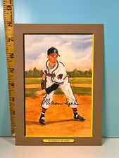 🔥1987 Perez Steele WARREN SPAHN Limited Edition Autographed Card 1424/5K RARE🔥 picture
