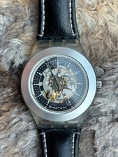 Swatch Irony Automatic Diaphane Skeleton Men's Watch 21 Jewels picture