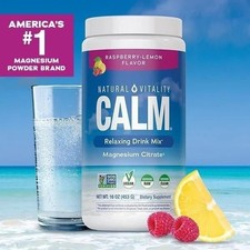 NEW Natural Vitality CALM MaxCalm Magnesium Powder – Vegan, 16 oz picture