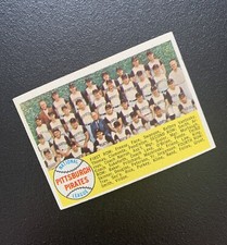 1958 TOPPS #341 PITTSBURGH PIRATES Baseball Card UNMARKED - ERROR BEHIND NAME picture