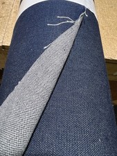 Navy Blue Denim 100% Cotton Canvas 10 oz Fabric 66” Wide Premium - by yard picture
