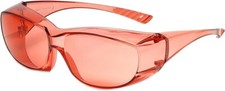 Calabria 6000 Pink Large Fit Oven Eyewear Men r Safety Glasses Fitover Prescript picture