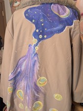 Wearable Art By A.Maeve Chaos Clothes Wolf Bubbles BrandOuterwear White StagCoat picture