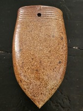 Stunning Meiji Japanese Monumental Studio Pottery Wall Pocket/Signed 9x6